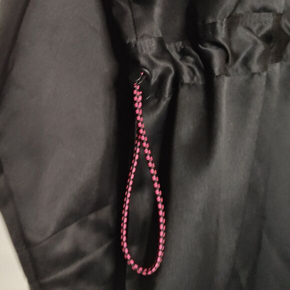 Nike Long Icon Clash Jacket Adult Med Black CU5974-010 Swoosh Logo Graphic Satin - Picture 6 of 16